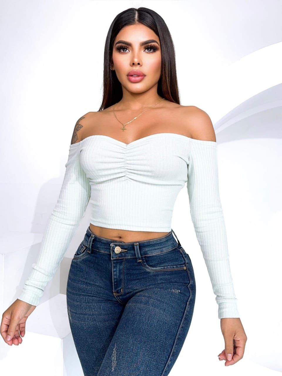 Blusa corrugada en Rif